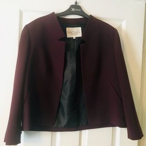 Rachel Roy Deep Plum Blazer
